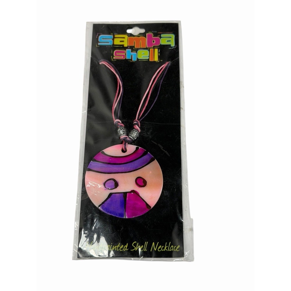 NEW samba shell hand painted shell necklace womens ladies jewelry fashion‎